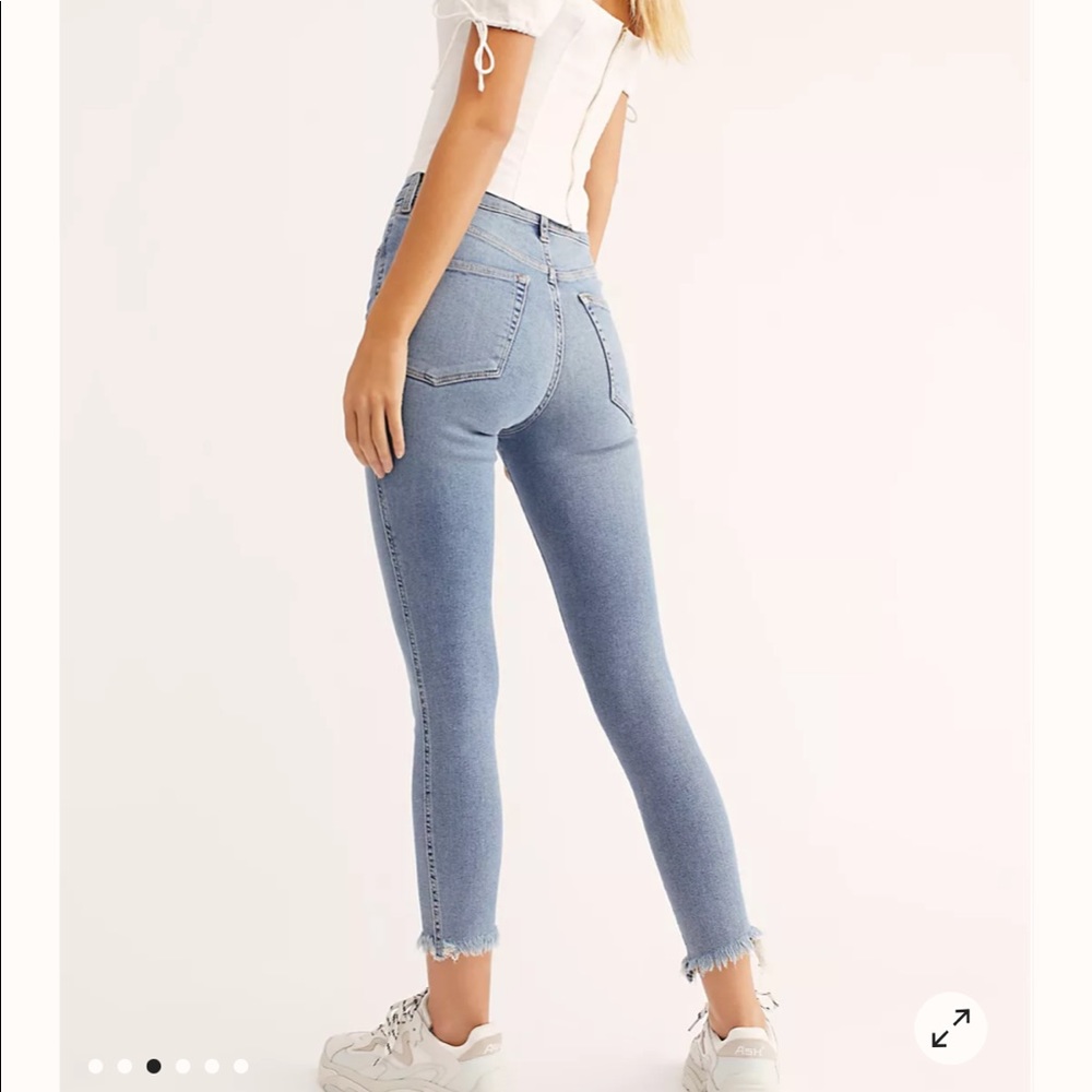 free people raw high rise jegging 28S sierra